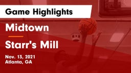 Midtown   vs Starr's Mill  Game Highlights - Nov. 13, 2021