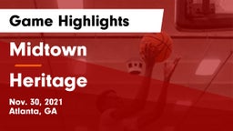 Midtown   vs Heritage  Game Highlights - Nov. 30, 2021