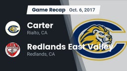 Recap: Carter  vs. Redlands East Valley  2017