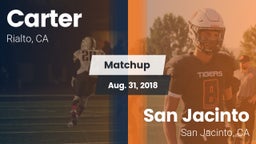 Matchup: Carter High vs. San Jacinto  2018