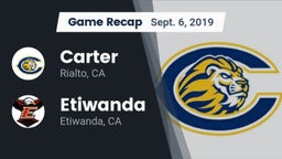 Recap: Carter  vs. Etiwanda  2019