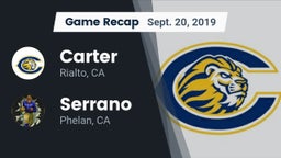 Recap: Carter  vs. Serrano  2019