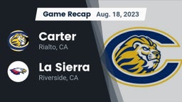 Recap: Carter  vs. La Sierra  2023