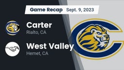 Recap: Carter  vs. West Valley  2023