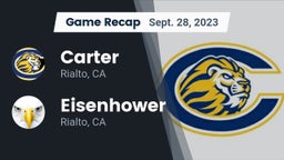 Recap: Carter  vs. Eisenhower  2023