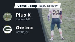 Recap: Pius X  vs. Gretna  2019