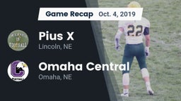 Recap: Pius X  vs. Omaha Central  2019
