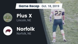 Recap: Pius X  vs. Norfolk  2019