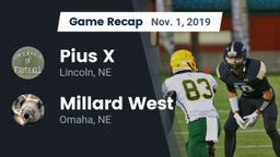 Recap: Pius X  vs. Millard West  2019