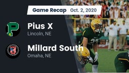 Recap: Pius X  vs. Millard South  2020