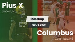 Matchup: Pius X  vs. Columbus  2020