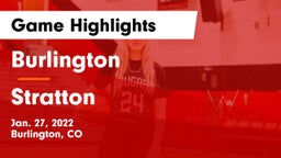 Burlington  vs Stratton  Game Highlights - Jan. 27, 2022