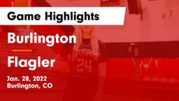 Burlington  vs Flagler  Game Highlights - Jan. 28, 2022