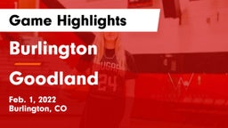 Burlington  vs Goodland  Game Highlights - Feb. 1, 2022