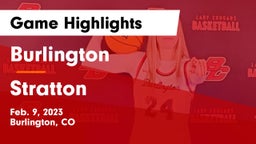 Burlington  vs Stratton  Game Highlights - Feb. 9, 2023