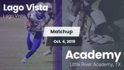 Matchup: Lago Vista High vs. Academy  2019