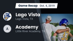 Recap: Lago Vista  vs. Academy  2019