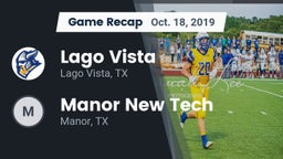 Recap: Lago Vista  vs. Manor New Tech 2019