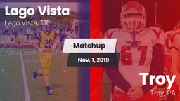 Matchup: Lago Vista High vs. Troy  2019
