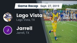 Recap: Lago Vista  vs. Jarrell  2019