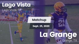 Matchup: Lago Vista High vs. La Grange  2020