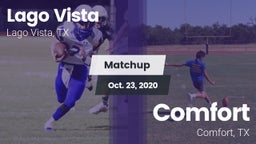 Matchup: Lago Vista High vs. Comfort  2020