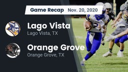 Recap: Lago Vista  vs. Orange Grove  2020