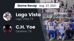 Recap: Lago Vista  vs. C.H. Yoe  2021
