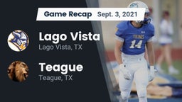 Recap: Lago Vista  vs. Teague  2021