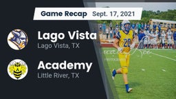 Recap: Lago Vista  vs. Academy  2021