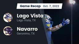 Recap: Lago Vista  vs. Navarro  2022