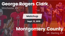 Matchup: George Rogers Clark vs. Montgomery County  2019