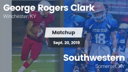 Matchup: George Rogers Clark vs. Southwestern  2019