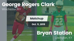 Matchup: George Rogers Clark vs. Bryan Station  2019