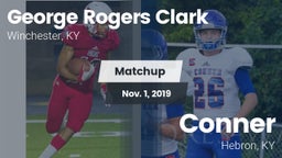 Matchup: George Rogers Clark vs. Conner  2019