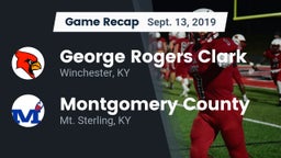 Recap: George Rogers Clark  vs. Montgomery County  2019