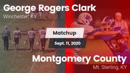 Matchup: George Rogers Clark vs. Montgomery County  2020