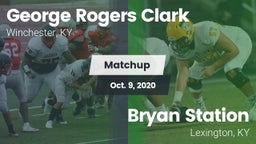 Matchup: George Rogers Clark vs. Bryan Station  2020
