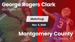Matchup: George Rogers Clark vs. Montgomery County  2020