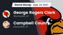 Recap: George Rogers Clark  vs. Campbell County  2021