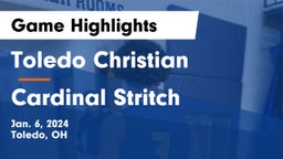 Toledo Christian  vs Cardinal Stritch  Game Highlights - Jan. 6, 2024