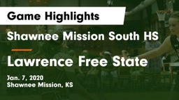 Shawnee Mission South HS vs Lawrence Free State  Game Highlights - Jan. 7, 2020