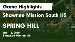Shawnee Mission South HS vs SPRING HILL  Game Highlights - Jan. 13, 2020