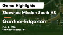 Shawnee Mission South HS vs Gardner-Edgerton  Game Highlights - Feb. 7, 2020