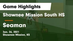 Shawnee Mission South HS vs Seaman  Game Highlights - Jan. 26, 2021