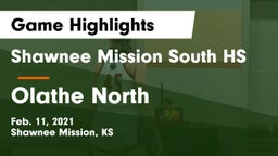 Shawnee Mission South HS vs Olathe North  Game Highlights - Feb. 11, 2021