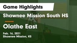 Shawnee Mission South HS vs Olathe East  Game Highlights - Feb. 16, 2021