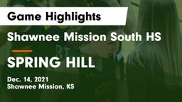 Shawnee Mission South HS vs SPRING HILL  Game Highlights - Dec. 14, 2021