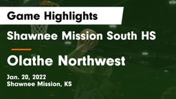 Shawnee Mission South HS vs Olathe Northwest  Game Highlights - Jan. 20, 2022