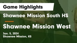 Shawnee Mission South HS vs Shawnee Mission West Game Highlights - Jan. 5, 2024